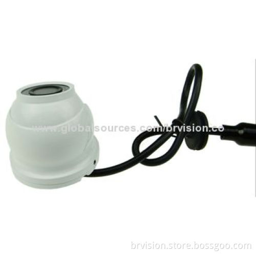 Bus Surveillance Mini Conner Dome camera, 1/3-inch CCD, 120 Degrees, White Aluminum Housing